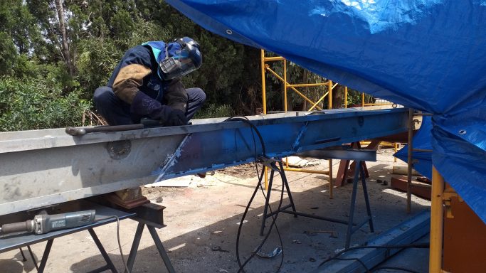 Precision aluminium welding and structural repair performed by certified marine welders.