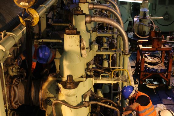 Marine engine mechanical repair and overhaul works carried out on-board by RB Metal Solutions